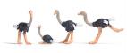 figurine Busch AUTRUCHES 4 P. figurine Busch AUTRUCHES 4 P.