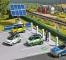 decors Busch Station recharge voitures decors Busch Station recharge voitures