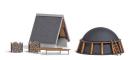 decors Busch Four charbon bois kit decors Busch Four charbon bois kit