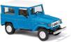 vehicule Busch Toyota Land Cruiser J4 bleu vehicule Busch Toyota Land Cruiser J4 bleu