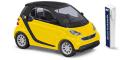 vehicule Busch Smart Fortwo Elec. Drive jaune 