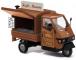 vehicule Busch Piaggio Ape 50 Marrons Chauds vehicule Busch Piaggio Ape 50 Marrons Chauds