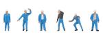 figurine Faller Ouvriers chimistes figurine Faller Ouvriers chimistes