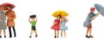 figurine Faller Passants avec parapluie figurine Faller Passants avec parapluie