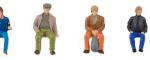 figurine Faller Voyageurs assis figurine Faller Voyageurs assis