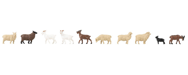 decors Faller Moutons et chèvres