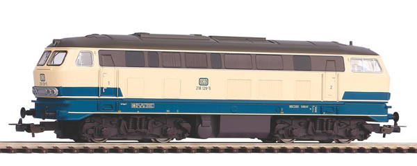 locomotive diesel PIKO Loco diesel BR218 DB + dss 