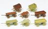 decors Preiser charettes a bras decors Preiser charettes a bras