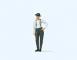 figurine Preiser Femme avec chapeau melon figurine Preiser Femme avec chapeau melon