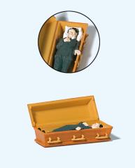 figurine Preiser Vampire dans son cercueil 