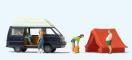 vehicule Preiser camping, voiture vehicule Preiser camping, voiture