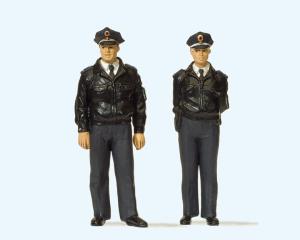 figurine Preiser 2 policiers debouts