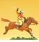 figurine Preiser cow boy à cheval figurine Preiser cow boy à cheval