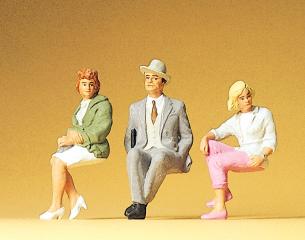 figurine Preiser personnages assis