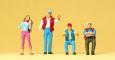 figurine Preiser camionneur et auto stopeurs figurine Preiser camionneur et auto stopeurs