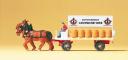 figurine Preiser charette brasseur figurine Preiser charette brasseur